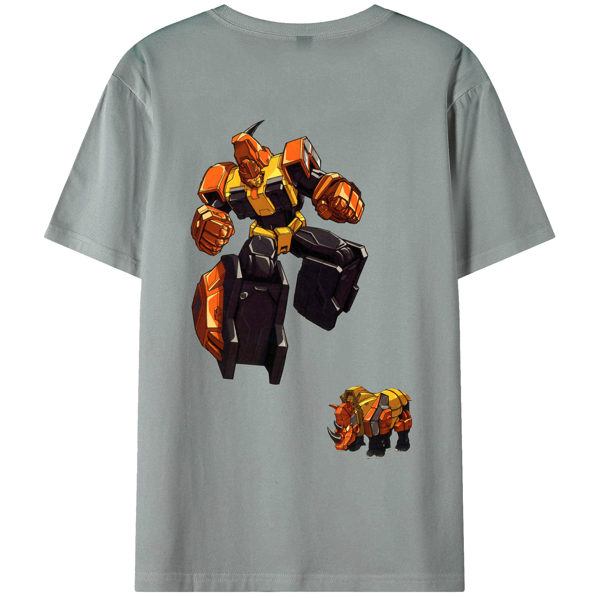 （画像用）  綿100％ メンズ半袖Tシャツ（バックプリント） 通気性